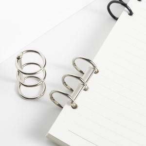 Offre Spéciale métal bureau d'affaires Clip livre cerceau <span class=keywords><strong>reliure</strong></span> anneaux papeterie utiliser Scrapbook anneaux - Product Image 6