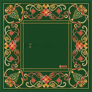 Tapete de Mahjong con Diseño Navideño Impreso, Santa, Cascanueces, <span class=keywords><strong>Bailarina</strong></span>, Reno, Diseño de Acuarela para Mesa de Juego Familiar Navideña - Product Image 6