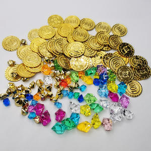 Pièce de jeu artificielle Pirates <span class=keywords><strong>des</strong></span> Caraïbes 100 Yuan Valeur faciale Pièce de chasse au trésor en plastique avec garantie d'un an - Product Image 3