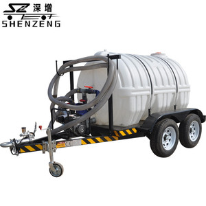 Shenzong Small Plastic Water Tank Full <strong>Trailer</strong> with Pump for Car 2000L Capacity 2 Ton Payload Model 7T-2 - Product Image 1