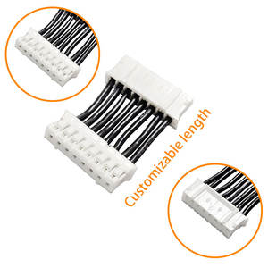 สายเคเบิลแบบกำหนดเอง หัวต่อคู่ <span class=keywords><strong>JST</strong></span> PH 2.0 ตัวผู้ ตัวเมีย 8 พิน ชุดสายไฟประกอบ - Product Image 2