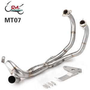 <span class=keywords><strong>MT07</strong></span> Avant Tuyau de <span class=keywords><strong>Silencieux</strong></span> D'échappement de Moto Avant Modifié Tuyau de <span class=keywords><strong>Silencieux</strong></span> D'échappement Pour MT-07 2014 2015 2016 2017 2019 FZ07 - Product Image 1