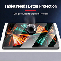 Protection d'écran en verre trempé pour iPad 9, iPad Air 5, iPad Pro 11, dureté 9H, anti-rayures, HD clair, film anti-éclats
