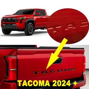 Emblema Adhesivo 3D Decorativo Exterior de Plástico ABS Fundido de Primera Calidad para Tacoma 2024 2025, Letras Planas en Relieve para Portón Trasero - Product Image 3