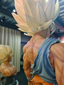 Statue en Résine de Fibre de Verre Taille Réelle de Film d'Action Anime <span class=keywords><strong>Dragon</strong></span> <span class=keywords><strong>Ball</strong></span>, Sculpture Goku WuKong Vegeta - Product Image 5