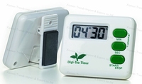 Timer Digitale da Cucina OEM Tascabile Magnetico con Display LCD, Batteria AAA, Due Cifre, Clip e Pulsante, Mini Bianco