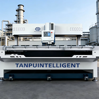 Machine de perçage horizontale à double tête CNC de haute précision pour verre, avec commande PLC par moteur, épaisseur de 4 à 19 mm