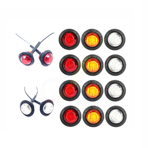 <span class=keywords><strong>Mini</strong></span> feux de circulation à 3 LED de 3/4 pouce, feux de signalisation LED pour camions et <span class=keywords><strong>bus</strong></span>, pour les côtés des véhicules - Product Image 3