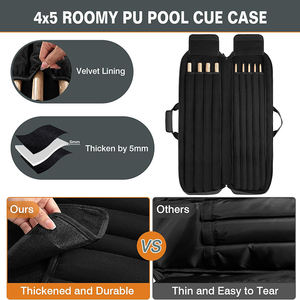 Estuche de Transporte para Taco de Billar, Muestra Gratuita, para Taco de Billar de 1/2, Bolsa para Taco de Billar de 1/2 - Product Image 2
