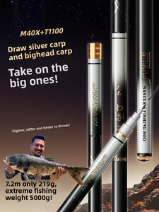 Canne à pêche en fibre de carbone <span class=keywords><strong>Daiwa</strong></span> 6H 19 Tune Ultra Light High Strength T1100 pour la pêche au gros gibier - Product Image 1