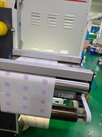 Autocollants personnalisés en BOPP transparents autocollants en forme de fleur, autocollants de remerciement pour l'emballage des sacs en papier de soie