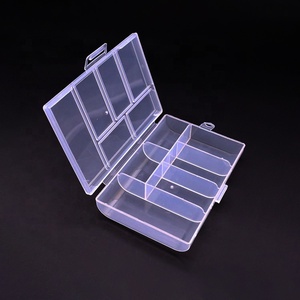 Hạt lưu trữ container bao bì hộp hộp đồ trang sức trong suốt bán buôn vành đai nhựa phân vùng, nhà máy nóng bán tùy chỉnh t/T - Product Image 5