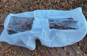 Copertura Rettangolare Grande per Piante in Tessuto Non Tessuto con Coulisse per Protezione Invernale, per Aiuole Rialzate - Product Image 2