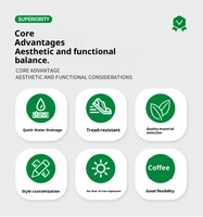Gazon artificiel de qualité supérieure, réaliste, doux, imperméable, ignifuge, durable, écologique, pour aménagement paysager de jardin, pelouse, cour arrière