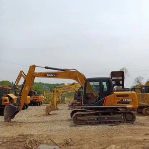 Excavatrice Sany SY155C 15.5TON d'occasion 2016 Modèle 73kw Moteur 0.6MÂ ³ Bucket Marque chinoise Produit populaire - Product Image 4