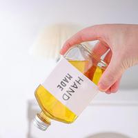 Transparante glazen fles van 100ml, 250ml, 500ml met schroefdop voor wijn/koude koffie/sap/fruittwijn