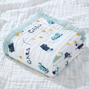 Baby Four Season Cotton Receiving <b>Blanket</b> Baby <b>Muslin</b> Swaddle <b>Blanket</b> - Product Image 1