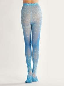 Fleur volante bleu imprimé blanc enfants sans entrejambe images lesbiennes tube fournisseurs érotique avec collants découpés - Product Image 5