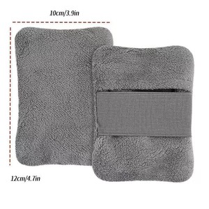Guantes para quitar arena, guantes de limpieza de poliéster gris para sacos de arena, bolsas de polvo, uso en playa y camping, 14x12cm, 12x10cm - Product Image 4