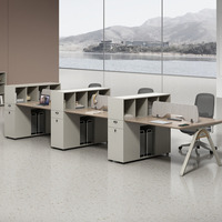 Poste de travail extensible 2, 4, 6, 8 places – Bureau de travail pour employés – Mobilier de bureau