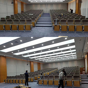 Fabricants en gros de meubles <span class=keywords><strong>YU</strong></span> <span class=keywords><strong>CHEN</strong></span>, chaises d'église pliables modernes en tissu YC-831 pour les salles de classe universitaires et les auditoriums - Product Image 4