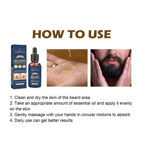 EELHOE <span class=keywords><strong>Huile</strong></span> <span class=keywords><strong>de</strong></span> soin renforce la racine hydrate et éclaircit la pilosité faciale des hommes - Product Image 5