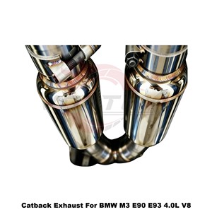 ระบบท่อไอเสียแบบ Catback พร้อมวาล์ว Vortex SS304 สำหรับ BMW M3 E90 E92 E93 S65 4.0L NA V8 ปี 2007-2013 ชุดแต่งเพิ่มสมรรถนะแบบติดตั้งได้โดยตรง - Product Image 3