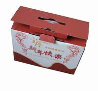 Carpeta personalizada Cajas de regalo corrugadas Colores completos Cajas corrugadas fuertes Cajas de embalaje de envío