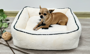 Modernes Weihnachts fenster Checker Plüsch-Haustier bett Große Katzen hunde höhle mit abnehmbarem Merkmal Hunde bett im klassischen Stil - Product Image 4