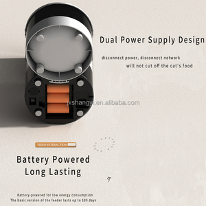 Cuencos para mascotas de acero inoxidable 304 de 3L personalizados, alimentador eléctrico automático para mascotas, alimentador inteligente para mascotas con temporizador, Control por aplicación de cámara HD - Product Image 4