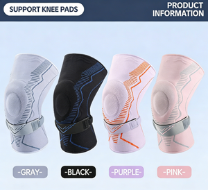 Rodillera Deportiva de Compresión para Correr, Senderismo, Ciclismo y Fitness, Rodillera de Silicona Anticolisión - Product Image 2