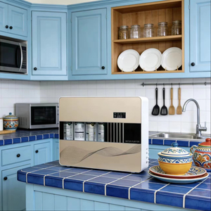 Purificateur d'eau domestique à haut débit 100 GPD sous évier, 5 niveaux, sans réservoir, autonettoyant, écologique, 5 étapes - Product Image 1