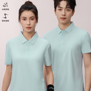 Women's Polo Shirt Sky Blue Nylon Breathable Summer Wear - Product Image 1