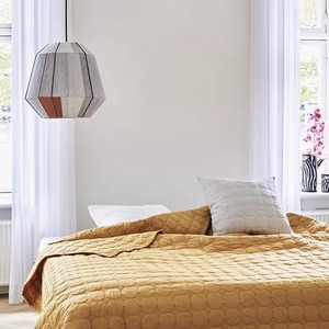 Rattan Pendant <b>Light</b> Round Led Single Head Chandelier For <b>Dining</b> Room Bedroom Tea Room Zen Style Lighting - Product Image 4