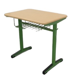 Modern Student Desk Caramel Color 67.5x49x65cm With <b>Wire</b> <b>Basket</b> School Furniture Durable Design - Product Image 5