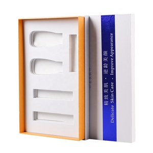 De Lujo debería caja personalizado caja de papel de cartón blanco rígido caja de regalo con Eva para el cuidado de la piel de - Product Image 6