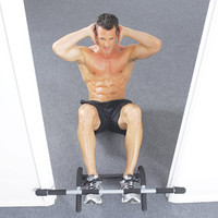 Barra de gimnasio para puerta, ejercicio personalizado, montaje en pared Horizontal, Barbilla, barra extraíble