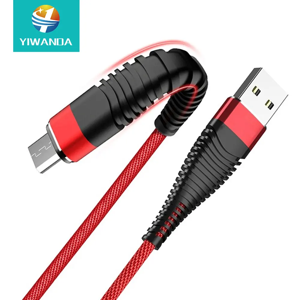 YIWANDA Braided Micro USB Cable 1M Android Charger Cable Fast Charging Compatible Cable with Galaxy S7 S6 Sony HTC LG Huawei