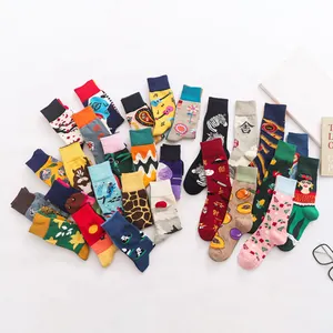 Baumwolle Happy Crew Kleid Tube Socken Hersteller Street Trendsetter Cotton Fancy Custom Unisex Fashion Socken von höchster Qualität