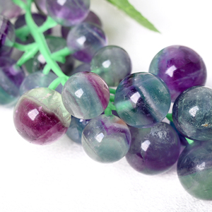 Vente Flash : Bouquet de Raisins Artificiels en Cristal de Fluorite Sculpté – Décoration d'Intérieur - Product Image 5