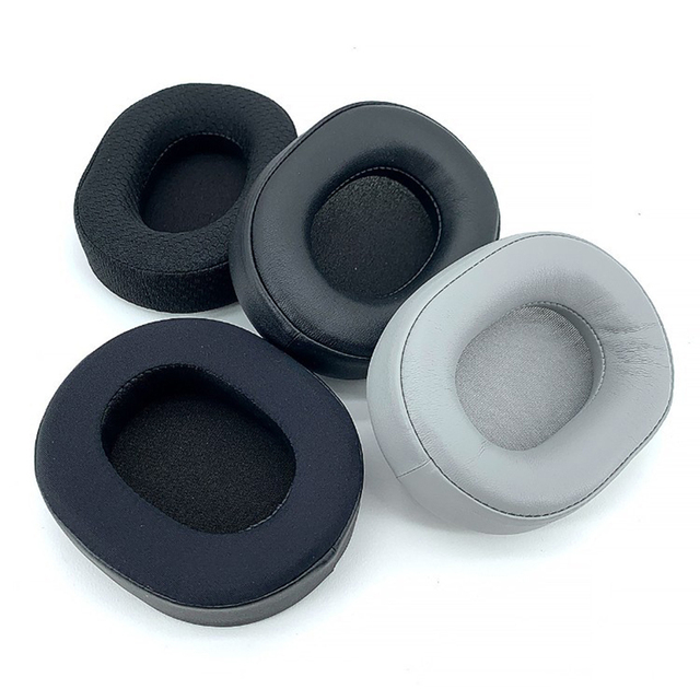 Headset Replacement Earpads Protein Leather Earmuffs for CORSAIR HS55 HS55 PRO HS65 Headphones Ear Cushions