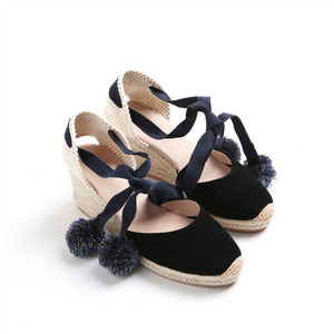 Nicecin Offre Spéciale Haute Qualité <span class=keywords><strong>Espadrilles</strong></span> Pour femmes caoutchouc fabriqués à la main semelle avec brodé de bande dessinée chiffres Logo personnalisé - Product Image 2