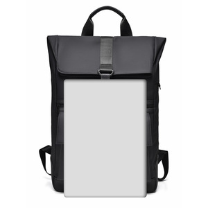 Men's Stylish Premium PU <b>Backpack</b> Vintage Fashionable Roll-Top New Outdoor Travel Leisure for Summer - Product Image 2