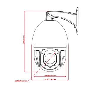Cámara PTZ para Exteriores <span class=keywords><strong>Uniview</strong></span> de 7 Pulgadas, 4K, Zoom Óptico de 36x, 360° °   Cámara Panorámica con Giro e Inclinación para Cobertura de Grandes Áreas - Product Image 6