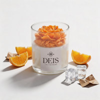 Luxuriöse 3D-Blumenförmige Duftkerze aus Sojawachs, realistische Pfingstrose für ästhetische Wohnraumdekoration, Großhandel, Eigenmarke, Premium-Set