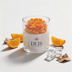 Luxury 3D Flower Shaped Scented Soy Wax <b>Candle</b> Realistic Peony For Aesthetic Home Decor Wholesale Private Label Premium <b>Set</b> - Product Image 2