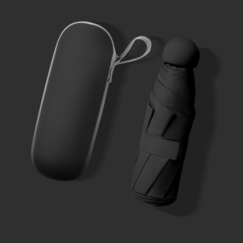 6-bone, 5-fold - Black [with capsule]