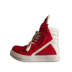 Zapatillas de Lujo de Diseñador Owens de Cuero Rojo con Cordones y Suela Gruesa para Hombre y Mujer, Modelo 2026 de Alta Calidad, Estilo Casual de Caña Baja - Product Image 5