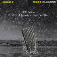 Pour NB10000 GEN2 10000mAh 15W Batterie externe ultra-fine en fibre de carbone légère avec charge rapide USB-C Chargeur portable