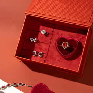 Caja de Embalaje Magnética Rectangular de Cartón Reciclable Ecológico Personalizada Zebo para Joyería - Product Image 5